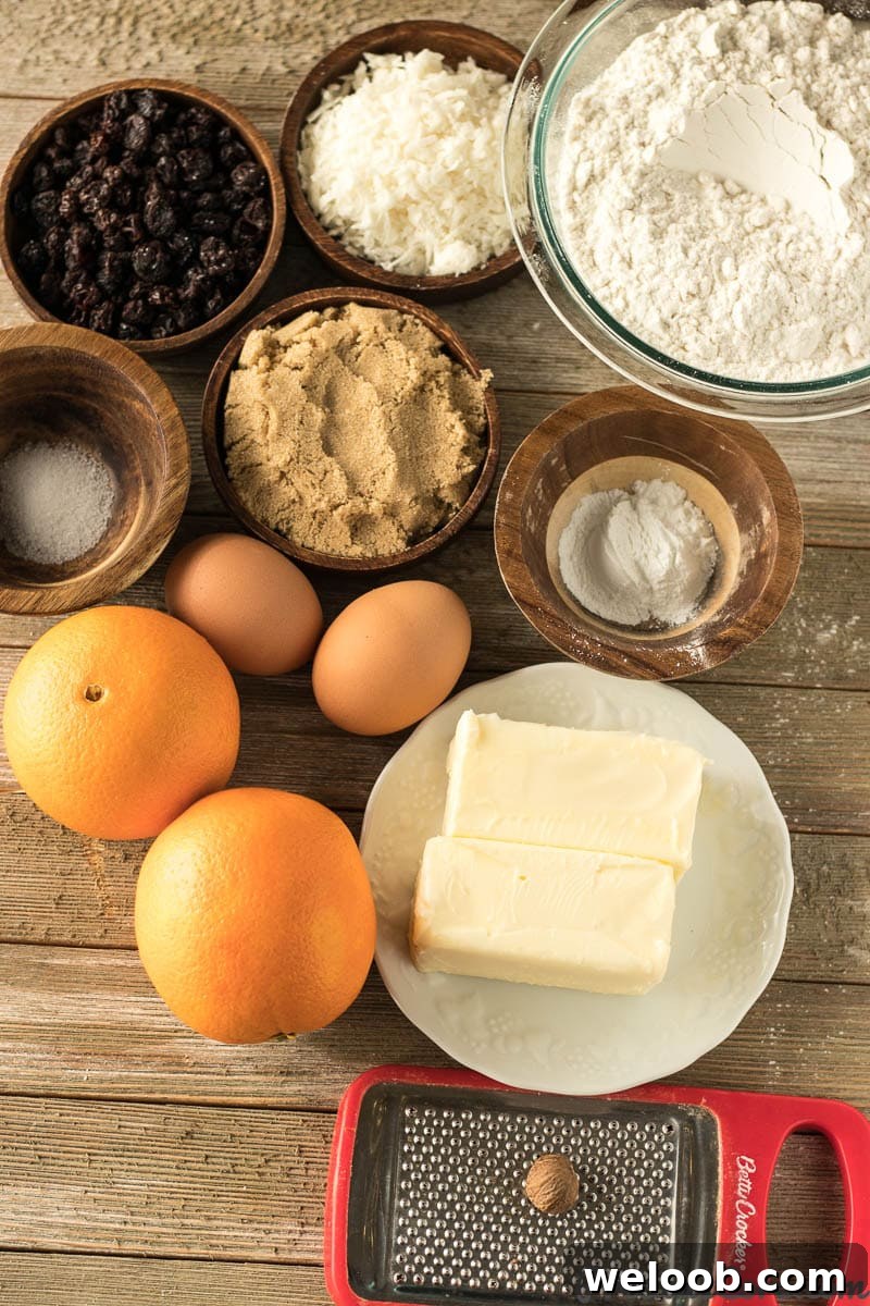 Christmas Fruit Cake Recipe ingredients