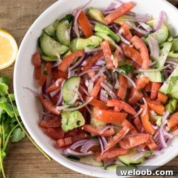 Kachumbari - tomato onion salad