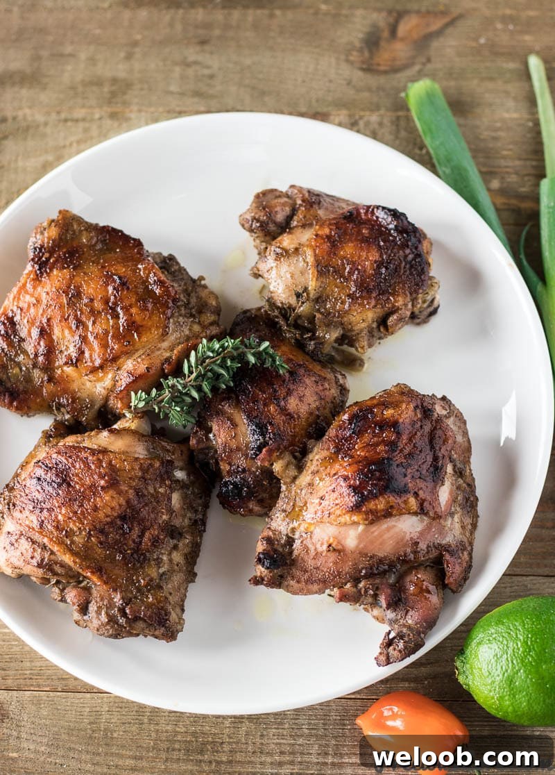 Jerk Chicken Thighs