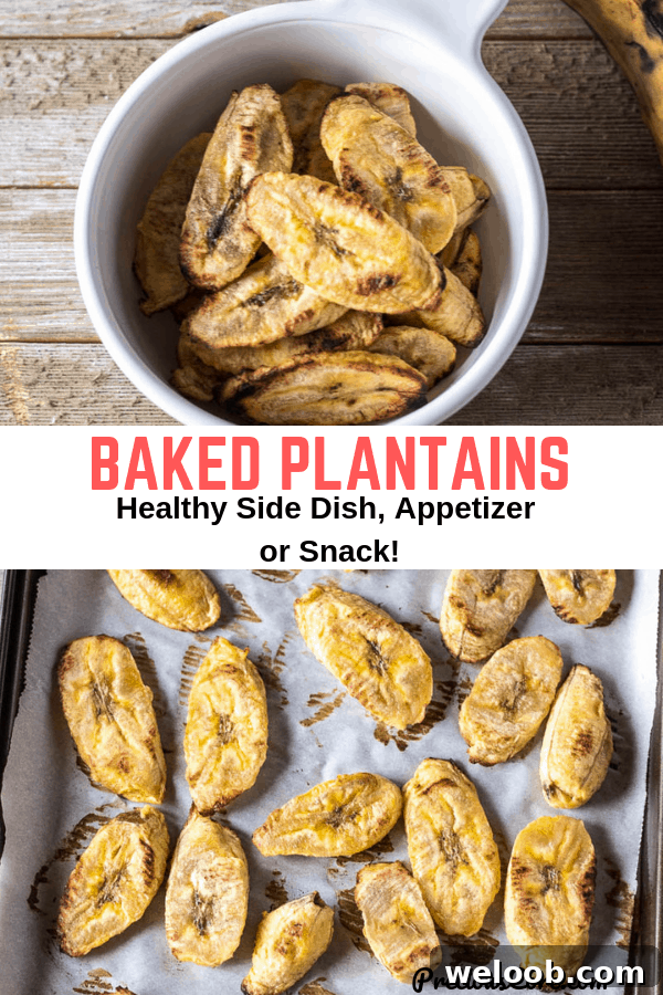 Baked Plantains pictures in a collage
