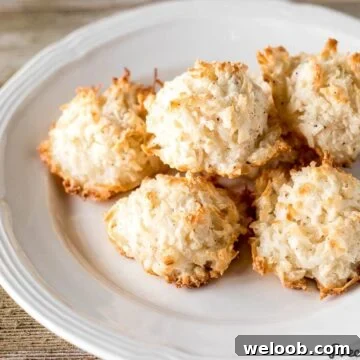 Easy Coconut Recipes on a plate