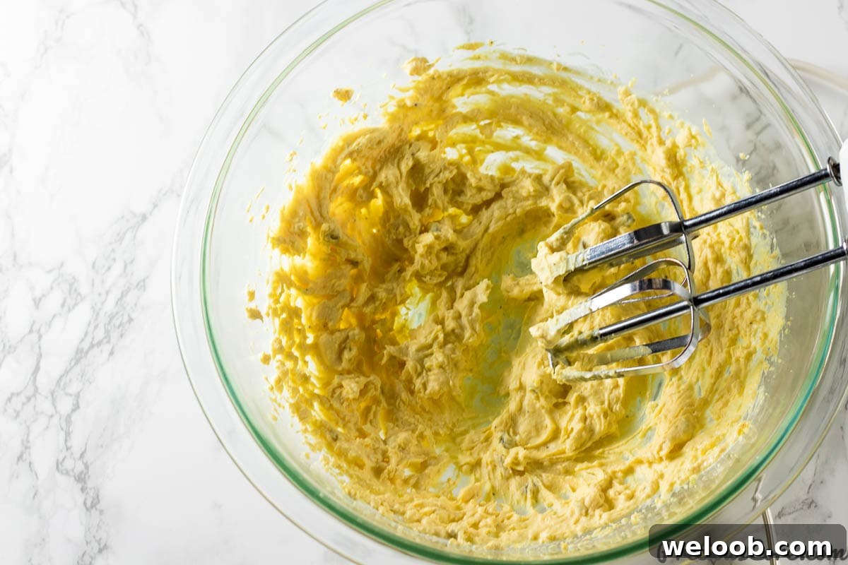 Fluffy deviled eggs filling for the best deviled eggs