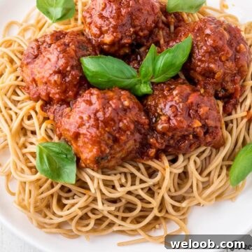 Juicy Baked Chicken Meatballs with Garlic Parmesan Sauce 6 chicken meatballs recipe