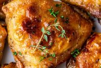 Creamy Mayonnaise Baked Chicken Recipe