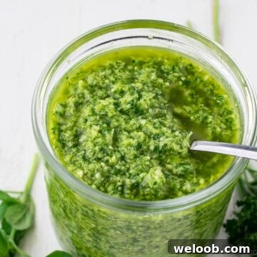 Green seasoning in jar