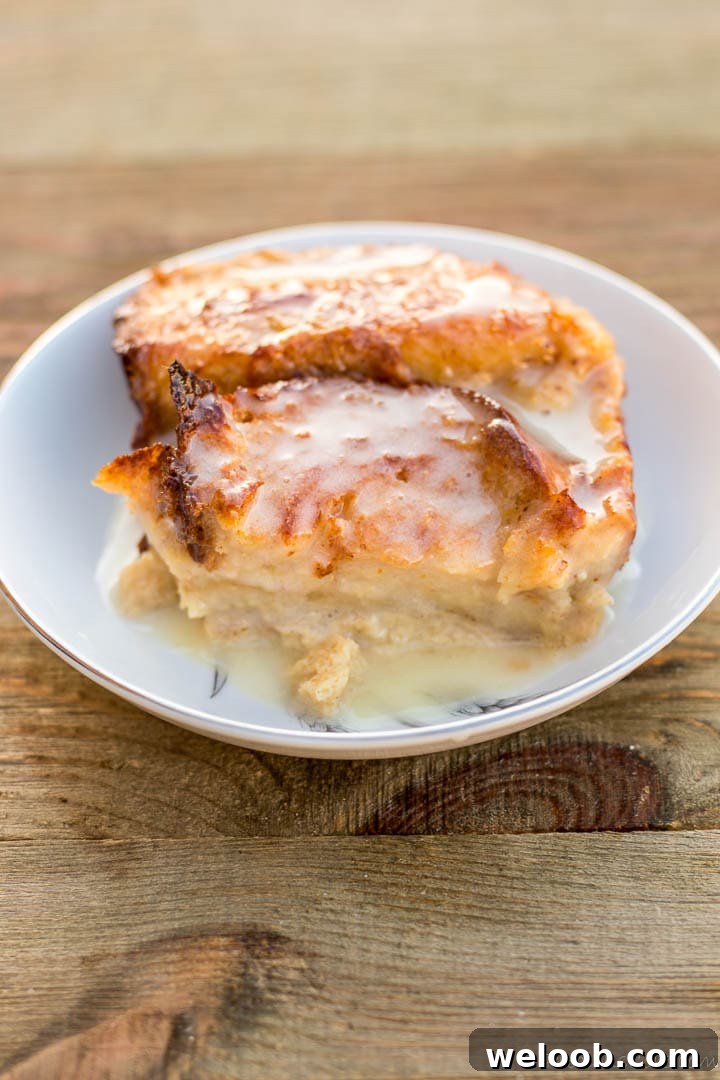 Bread Pudding Sauce on bread pudding