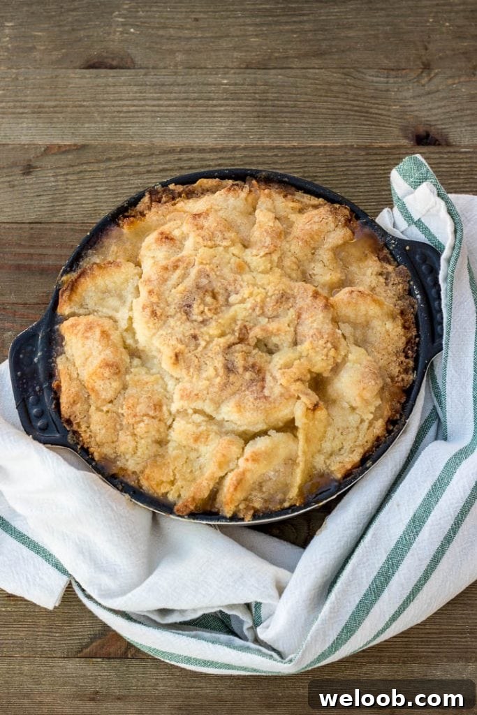 Rustic apple pie