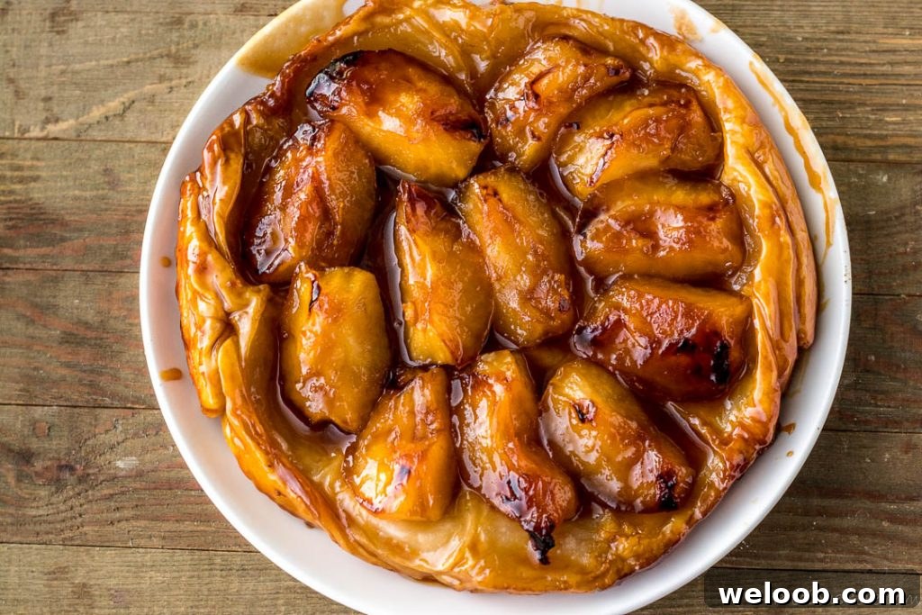 Tarte Tatin on a plate