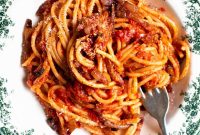 Spaghetti al Rancetto: Umbrian Tomato and Pancetta Pasta